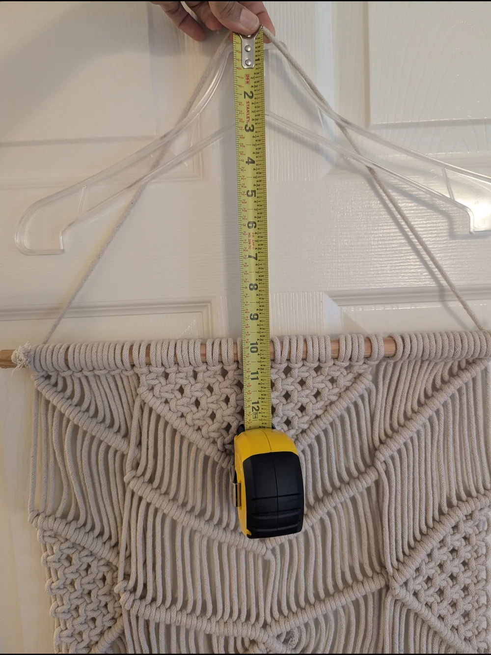 Handcrafted Macramé Wall Hanging in Natural Cream - Brand